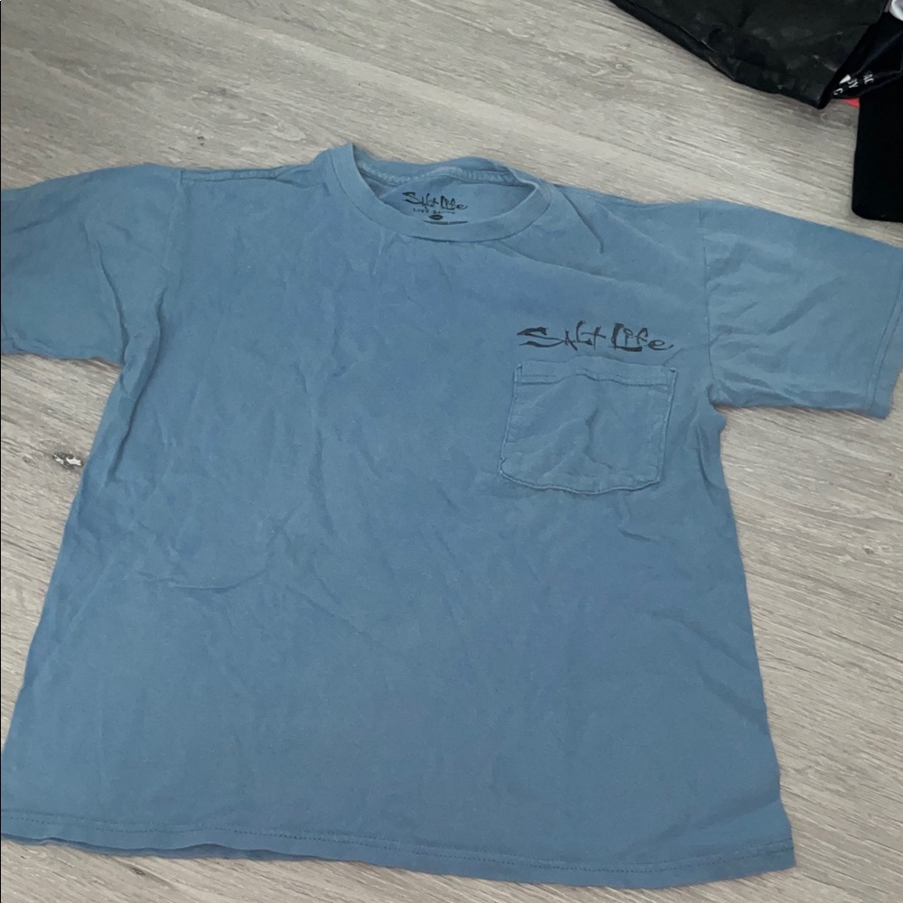Salt Life Blue Short Sleeve Tee